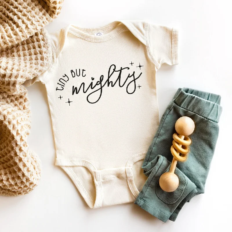 Tiny But Mighty Graphic Bodysuit | Natural