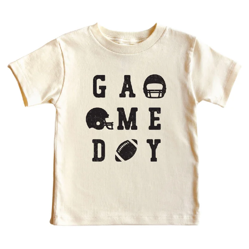 Vintage Game Day Kids Graphic Tee | Natural