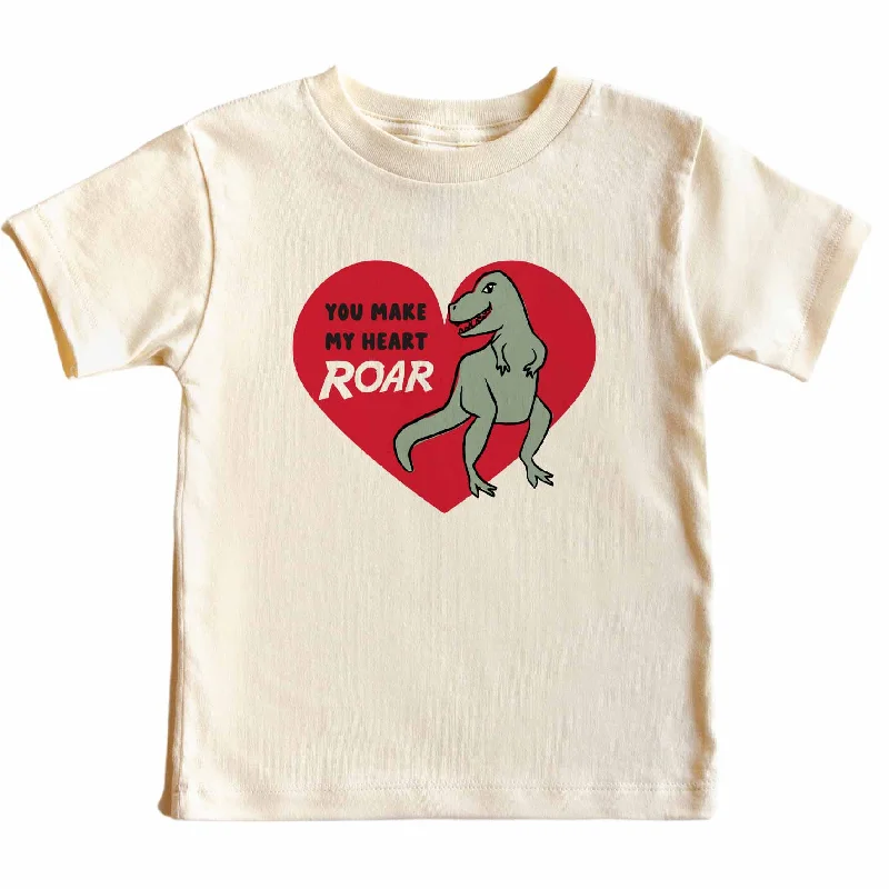 You Make My Heart Roar Kids Graphic Tee | Natural