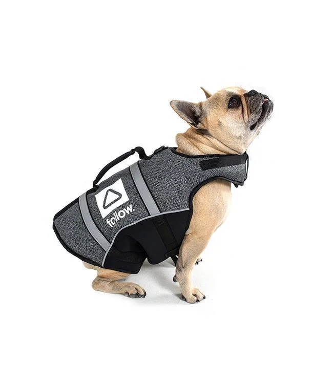 Follow Dog Life Vest - Black