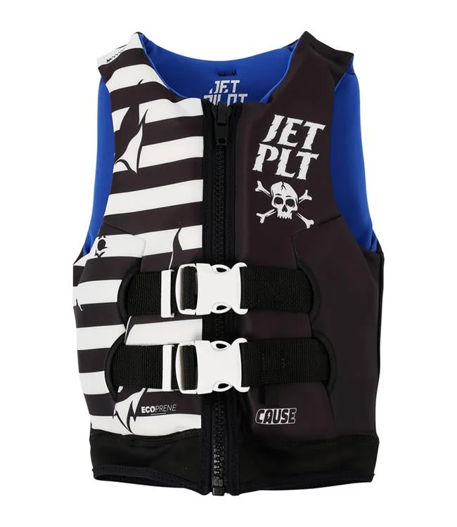 Jetpilot Cause Boys Life Vest (2025) - Black