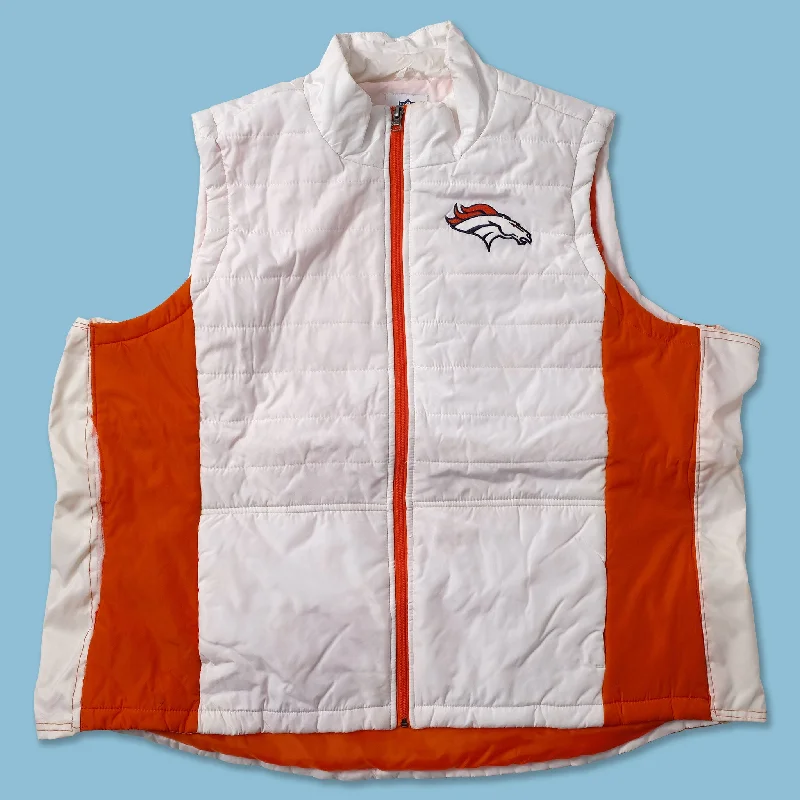 Denver Broncos Puffer Vest XLarge