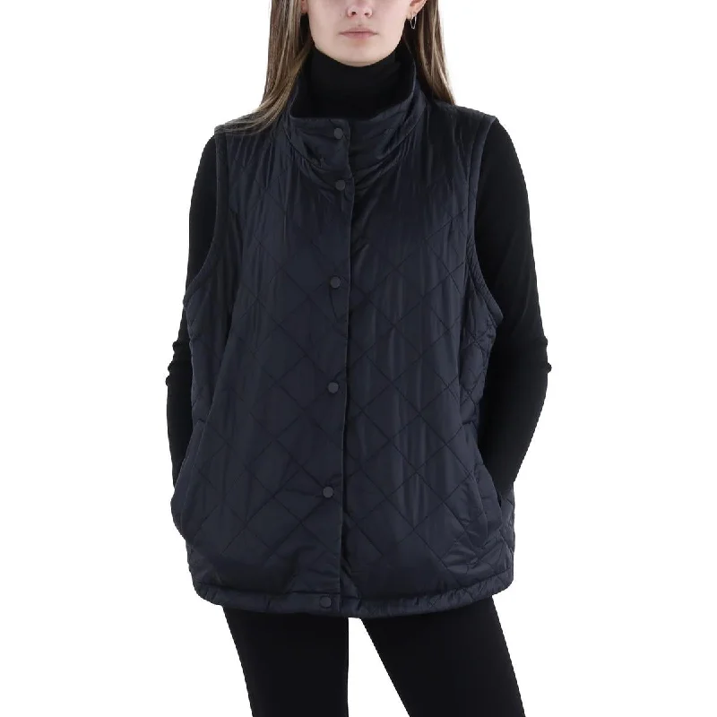 Womens Reversible Quilted Outerwear Vest