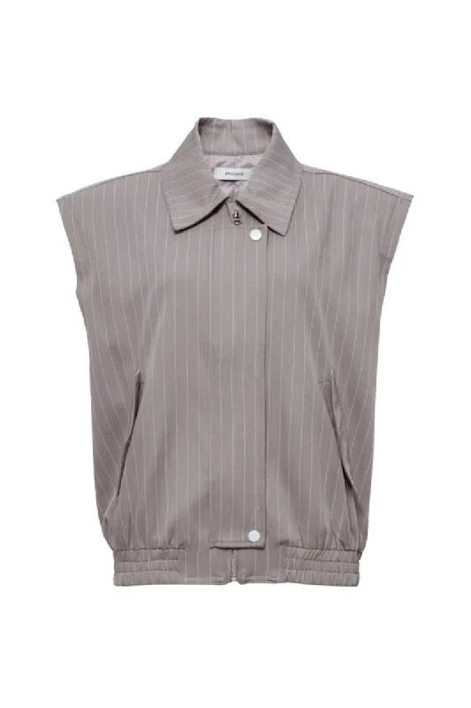 SLOANE STRUCTURED GRAY VEST