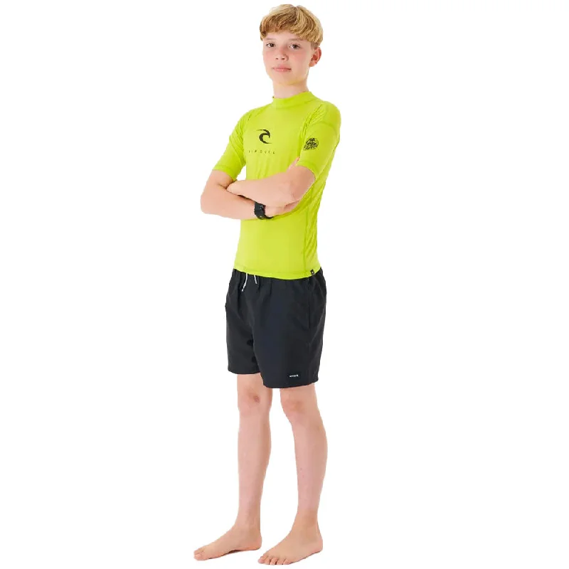 Rip Curl Boys Corps Rash Vest - Lime